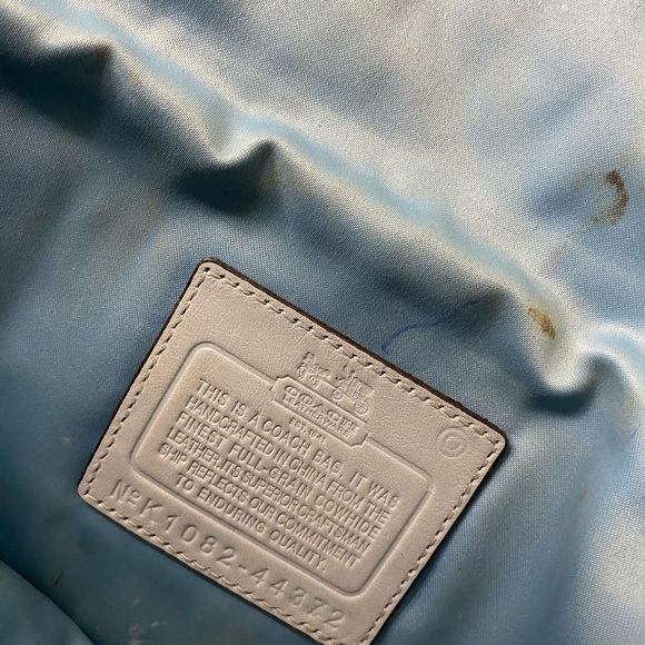 Coach Madison Sophia Blue Clutch For Sale - Picture 6 of 7